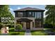 Modern two-story home featuring large windows and a well-manicured front lawn at 1111 Moreland Se Pl, Atlanta, GA 30316