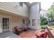 Cozy deck with outdoor seating perfect for relaxing or entertaining at 1350 Rivershyre Pkwy, Lawrenceville, GA 30043