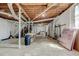 Spacious unfinished basement featuring exposed ceiling and walls, presenting an opportunity for customization at 1848 Winthrop Se Dr, Atlanta, GA 30316