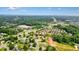 Aerial perspective featuring a developed area with a mix of residential and commercial spaces at 3635 Bardfield Ct, Cumming, GA 30041
