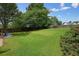 Picture of a fully fenced, well-manicured lawn that provides privacy and space at 3635 Bardfield Ct, Cumming, GA 30041