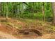 Backyard fire pit with wooded views offering a cozy outdoor gathering space at 2269 Sparrow Ridge Ne Dr, Marietta, GA 30066