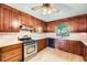 Kitchen featuring wood cabinets and stainless steel appliances at 2538 Morgan Lake Ne Dr, Marietta, GA 30066