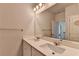 Bright bathroom featuring double sinks and a vanity at 4056 Friendship Creek Dr, Buford, GA 30519