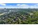 Breathtaking aerial perspective of a neighborhood surrounded by mature trees with skyline in the distance at 745 Glengate Pl, Atlanta, GA 30328
