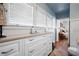 Bathroom close up highlighting storage and windows providing ample natural light at 255 Maple Nw Ave, Marietta, GA 30064
