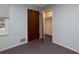 Cozy bedroom features carpet, light blue walls, and a convenient closet at 286 Sequoia Ne Dr, Marietta, GA 30060