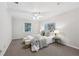 Relaxing main bedroom offers a ceiling fan, neutral colors, and ample natural light at 302 Ridley Howard Ct # 302, Decatur, GA 30030