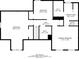 Floor plan of the second floor, featuring bedroom layouts, walk-in closets, and bathroom locations within the home at 6181 E Fayetteville Dr, Riverdale, GA 30296