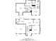 Detailed floor plan showcasing both the first and second floors, including bedroom and living area layouts at 6181 E Fayetteville Dr, Riverdale, GA 30296