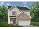 Charming two-story home featuring stone accents and a well-maintained front yard at 1225 Elowen Dr, Austell, GA 30168