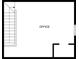 Floor plan layout of an office space, illustrating the spatial arrangement and design of the room at 144 Cathy Ln, Hiram, GA 30141