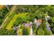 Expansive property featuring lush greenery, mature trees, and multiple homes, offering a private and serene setting at 407 E College E St, Bowdon, GA 30108