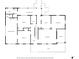 Detailed floor plan showcasing layout of the home with bedrooms, bathrooms, kitchen, living areas, and outdoor spaces at 407 E College E St, Bowdon, GA 30108