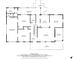 Detailed floor plan with measurements, displaying a spacious layout with distinct living, dining, and bedroom areas at 407 E College E St, Bowdon, GA 30108