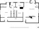 Detailed floor plan showcasing layout of the primary bedroom with walk-in closets, bathroom, laundry, and bedrooms at 407 E College E St, Bowdon, GA 30108