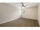 Bedroom with neutral walls, carpet and ceiling fan with lights at 2039 Oak Park Ln, Decatur, GA 30032
