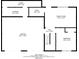 Detailed floor plan layout, displaying room dimensions and layout for easy visualization and planning at 725 Signature Trce, Palmetto, GA 30268
