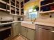 Updated kitchen area highlighting modern countertops, stainless steel appliances, and stylish cabinetry at 107 Bowen Rd, Stockbridge, GA 30281