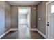 Hallway with hardwood floors that leads to another room at 30 Grand Georgian Ne Ct, Cartersville, GA 30121