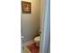 This toilet room has a tile floor and grey walls at 4237 Webb Meadows Dr, Loganville, GA 30052