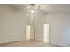 Large bedroom showcasing high ceilings and two doorways at 6214 Treeridge Nw Dr, Acworth, GA 30101