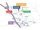 Community map showing proximity to schools, shopping centers, and other nearby amenities at 356 Sound Cir, Stockbridge, GA 30281