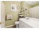 Bathroom featuring a vanity with ample storage and a shower with curtain at 3709 Mcguire Nw St, Kennesaw, GA 30144