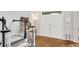 Entryway showcasing hardwood floors, a staircase, and a view of the front door at 1473 Cardova Pointe, Dunwoody, GA 30338