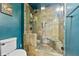 Stone tiled shower with built-in bench at 881 Memorial Se Dr # 116, Atlanta, GA 30316