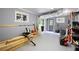 Spacious garage with ample storage and workspace, ready for projects and parking at 1104 Fox Ln, Woodstock, GA 30188