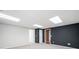 A partially finished basement with new carpet and neutral colors at 1139 Shiloh Nw Ln, Kennesaw, GA 30144