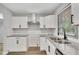 Bright kitchen featuring new appliances, granite counters, white cabinets, and a subway tile backsplash at 2899 Gresham Se Rd, Atlanta, GA 30316