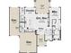Detailed floor plan showcasing the layout of the home, including the kitchen, living room, and bedrooms at 13375 Fincher Rd, Canton, GA 30114