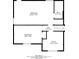 Floorplan of the home showing bedroom, bathroom, and utility room dimensions and layout at 962 Taylors Farm Ct, Canton, GA 30115