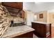 Spacious kitchen with stainless steel appliances, granite countertops, and custom cabinets at 2645 Barkley Manor Dr, Lawrenceville, GA 30044