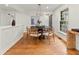 Dining area with modern lighting fixture and decorative accents at 2259 Eastway Rd, Decatur, GA 30033