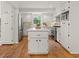 Bright kitchen with white cabinetry, stainless steel appliances, and center island at 2259 Eastway Rd, Decatur, GA 30033