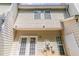 Exterior rear view of property showing back patio area at 4217 High Park Ln, Atlanta, GA 30344