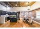 Modern kitchen featuring stainless steel appliances and a central island at 1026 Saint Charles Ne Ave # 15, Atlanta, GA 30306