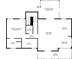 Layout featuring primary bedroom, living room, and screened porch on the first floor at 2505 Midway Rd, Decatur, GA 30030