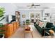 Bright living room with stylish furnishings and access to the outdoor area at 2505 Midway Rd, Decatur, GA 30030