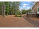 Large backyard with trees, and view of deck at 4250 Green Ridge Dr, Marietta, GA 30062