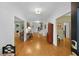 Inviting foyer with gleaming hardwood floors and views of the staircase and formal living areas at 4250 Green Ridge Dr, Marietta, GA 30062