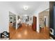 Elegant foyer with hardwood floors and staircase leading to upper level at 4250 Green Ridge Dr, Marietta, GA 30062