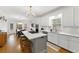 Modern kitchen with stainless steel appliances, a center island, and ample counter space at 4250 Green Ridge Dr, Marietta, GA 30062