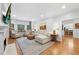 Comfortable living room featuring plush seating and ample natural light at 4250 Green Ridge Dr, Marietta, GA 30062