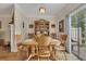 Cozy dining area with views of the backyard at 2336 Heritage Park Nw Cir # 11, Kennesaw, GA 30144