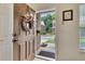 Open front door with wreath and a view to the outdoors at 2336 Heritage Park Nw Cir # 11, Kennesaw, GA 30144