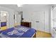 Bedroom features large closets, and plenty of natural light from the window at 130 Silver Mist Cir, Alpharetta, GA 30022